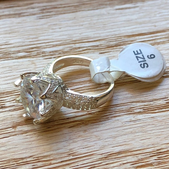 925 STERLING SILVER CZ RING - Picture 4 of 9
